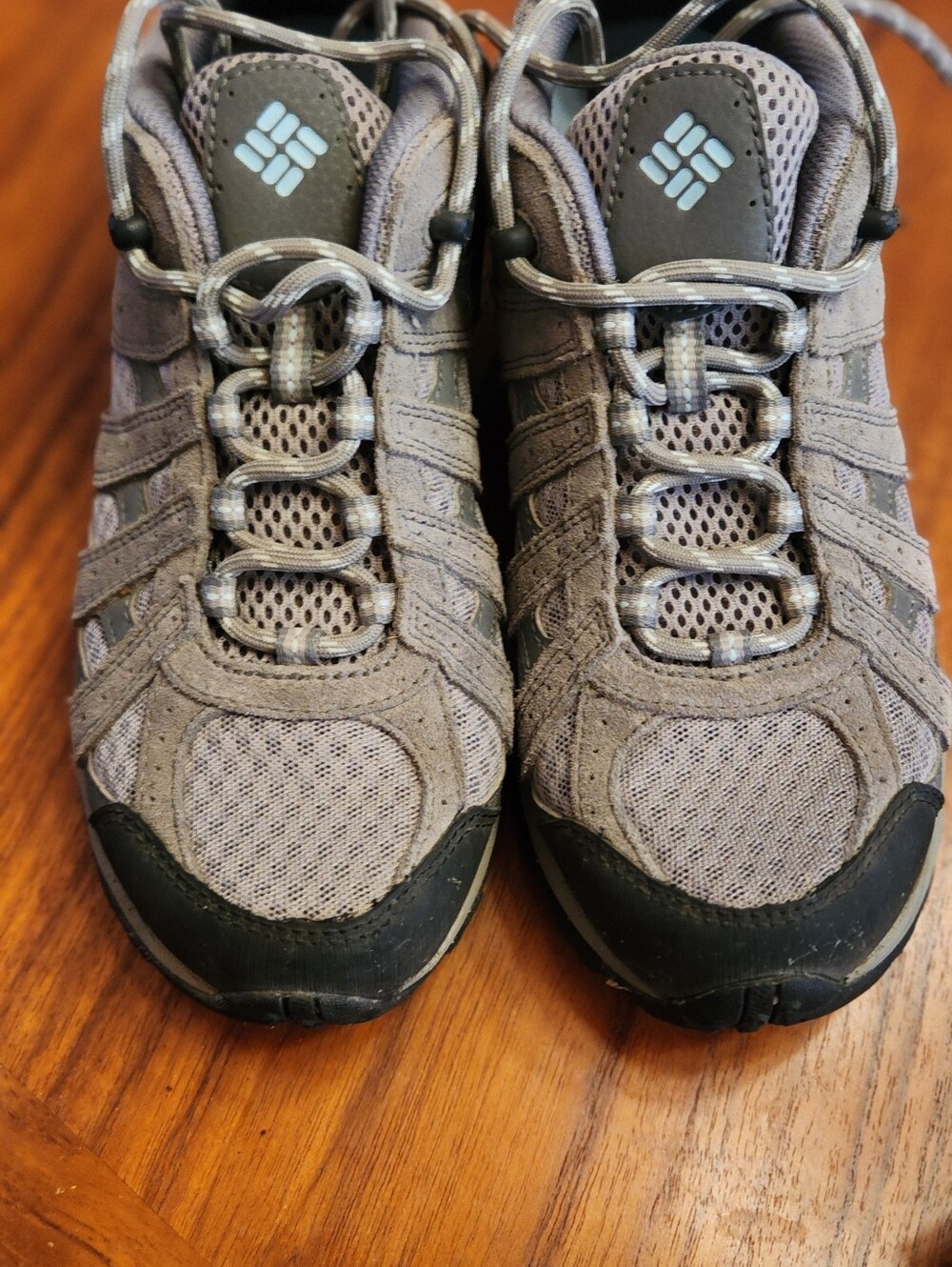 Columbia Gray Athletic Lace-Up Hiking Shoes